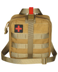 Pouch, First Aid, large, "MOLLE IFAK", coyote tan