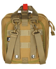 Pouch, First Aid, large, "MOLLE IFAK", coyote tan