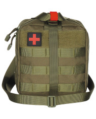 Pouch, First Aid, large, "MOLLE IFAK", OD green