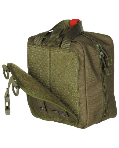 Pouch, First Aid, large, "MOLLE IFAK", OD green