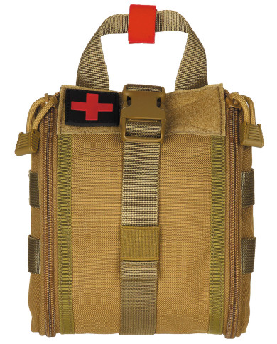 Pouch, First Aid, small,  "MOLLE IFAK", coyote tan