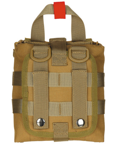 Pouch, First Aid, small,  "MOLLE IFAK", coyote tan