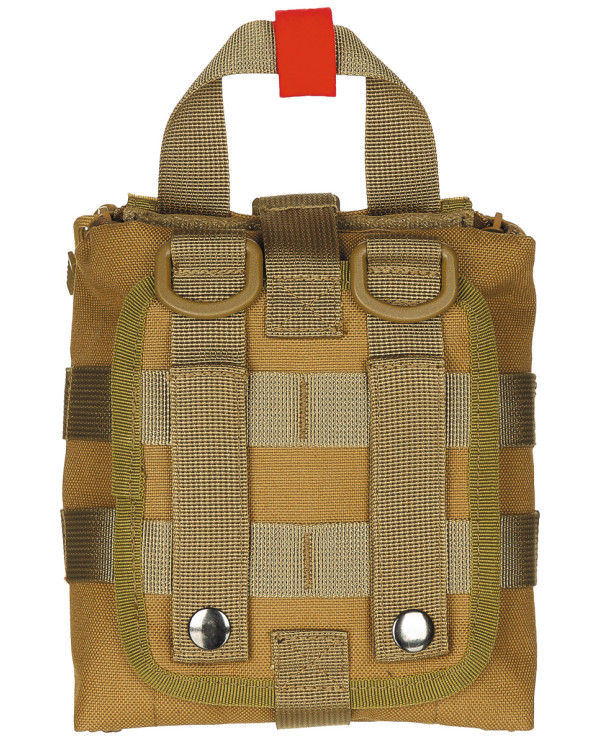 Pouch, First Aid, small,  "MOLLE IFAK", coyote tan
