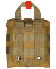 Pouch, First Aid, small,  "MOLLE IFAK", coyote tan