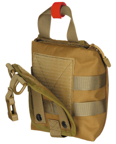 Pouch, First Aid, small,  "MOLLE IFAK", coyote tan