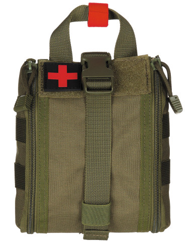 Pouch, First Aid, small,  "MOLLE IFAK", OD green