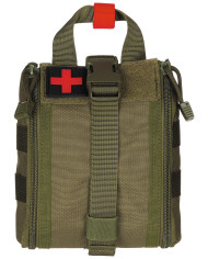 Pouch, First Aid, small,  "MOLLE IFAK", OD green