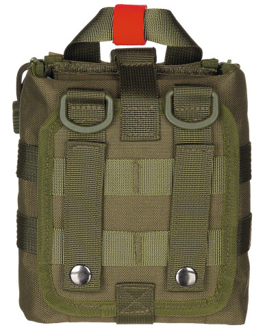Pouch, First Aid, small,  "MOLLE IFAK", OD green