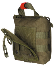 Pouch, First Aid, small,  "MOLLE IFAK", OD green