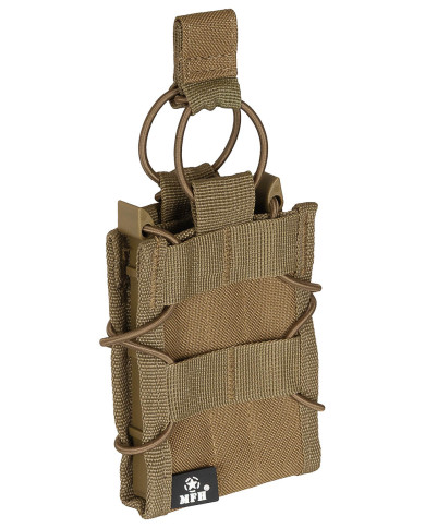 Magazine Pouch, "Bungee Lock",   coyote tan