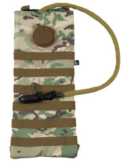 Hydration Pack, "MOLLE", 2.5 l, with TPU bladder, operation-camo