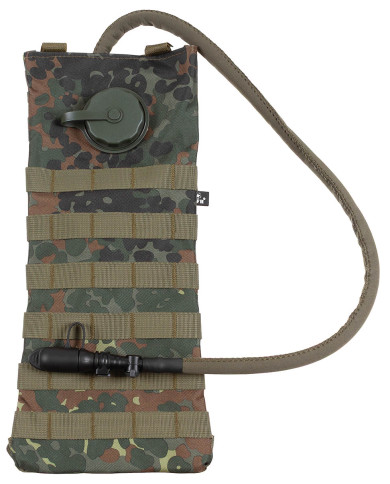 Hydration Pack, "MOLLE", 2.5 l, with TPU bladder, flecktarn