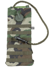 Hydration Pack, "MOLLE", 2.5 l, with TPU bladder, woodland
