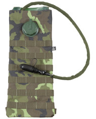Hydration Pack, "MOLLE", 2.5 l, with TPU bladder, M 95 CZ camo