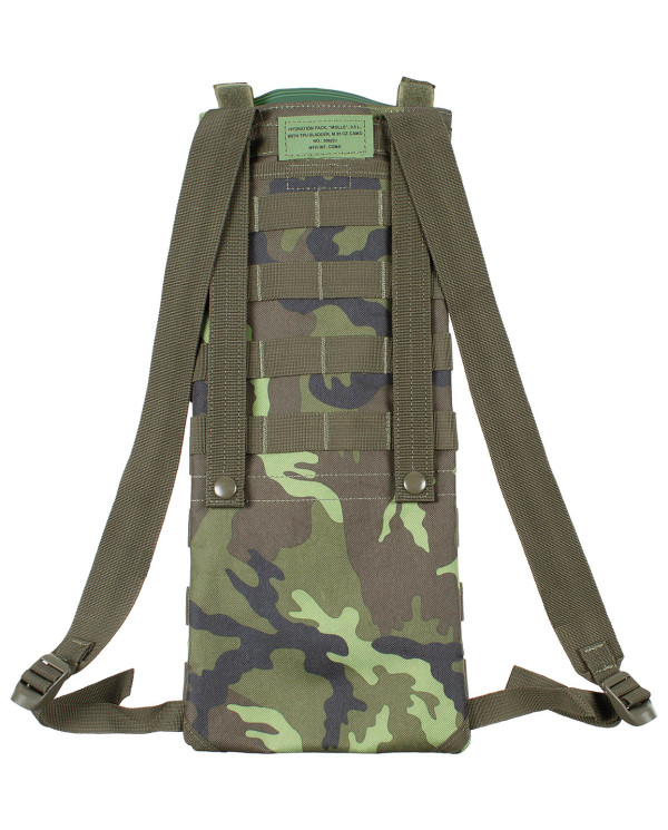 Hydration Pack, "MOLLE", 2.5 l, with TPU bladder, M 95 CZ camo