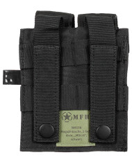 Magazine Pouch, double, small, "MOLLE", black