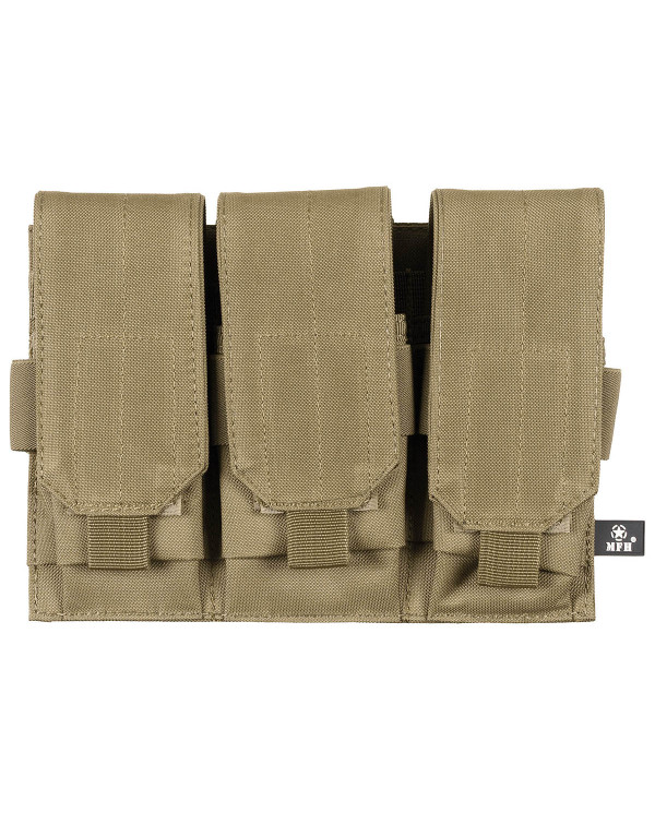 Magazine Pouch, triple, "MOLLE", coyote tan