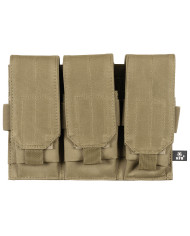 Magazine Pouch, triple, "MOLLE", coyote tan