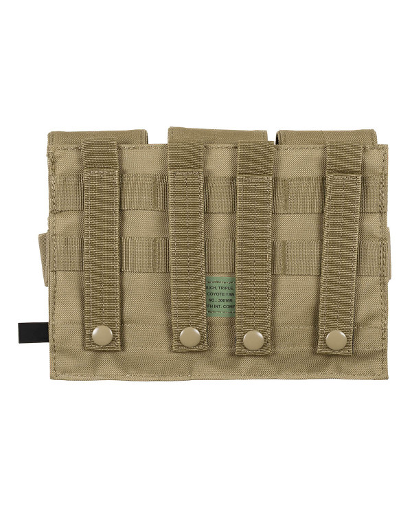Magazine Pouch, triple, "MOLLE", coyote tan