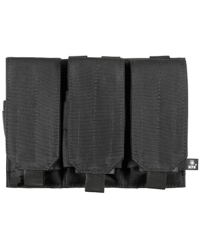 Magazine Pouch, triple, "MOLLE", black