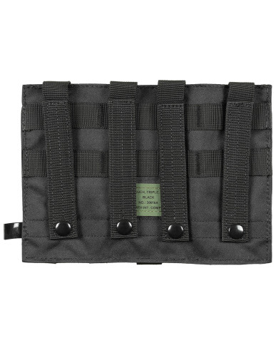 Magazine Pouch, triple, "MOLLE", black