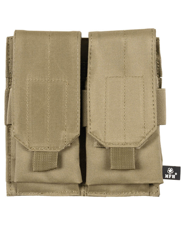 Magazine Pouch, double,  "MOLLE", coyote tan
