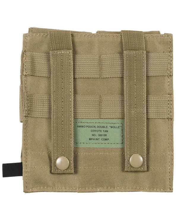 Magazine Pouch, double,  "MOLLE", coyote tan