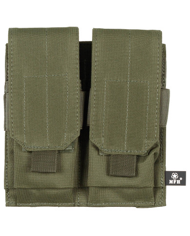 Magazine Pouch, double, "MOLLE", OD green
