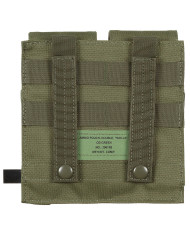 Magazine Pouch, double, "MOLLE", OD green