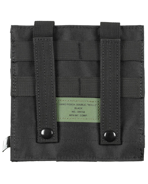 Magazine Pouch, double, "MOLLE", black