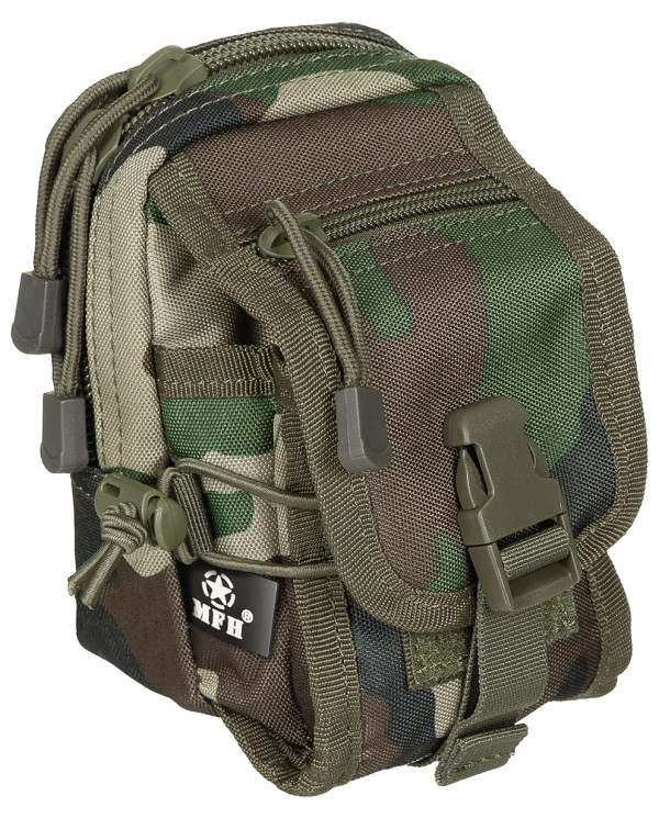 Utility Pouch, "MOLLE", woodland