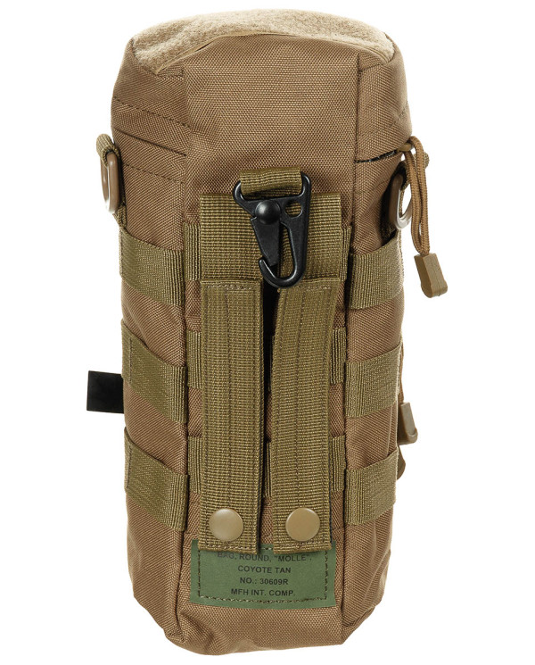 Pouch, round, "MOLLE", coyote tan