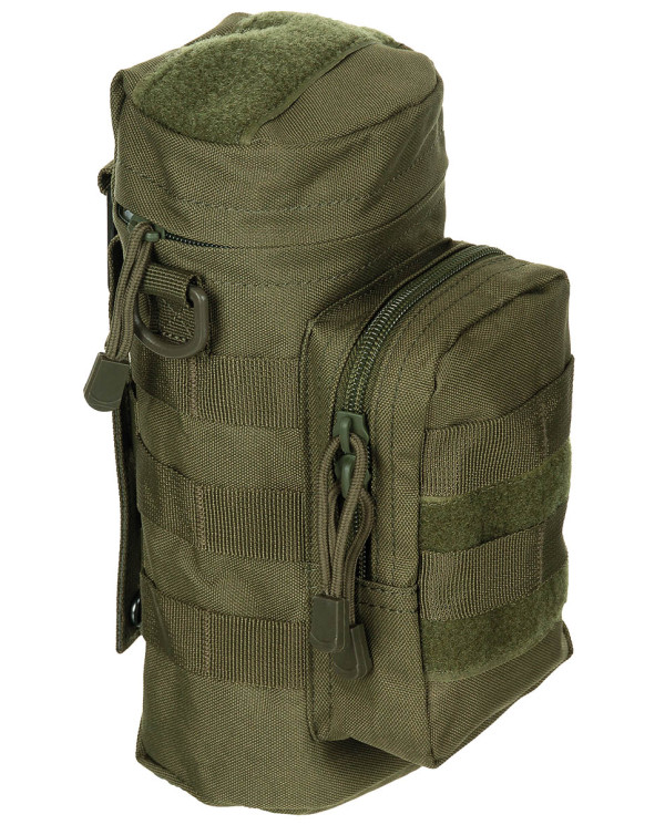 Pouch, round, "MOLLE", OD green