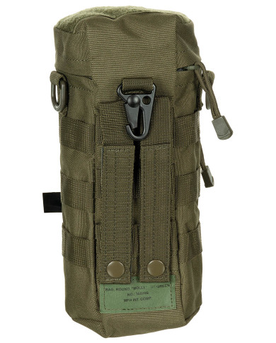 Pouch, round, "MOLLE", OD green