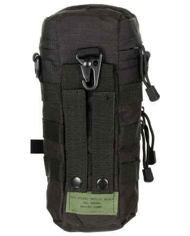 Pouch, round, "MOLLE", black