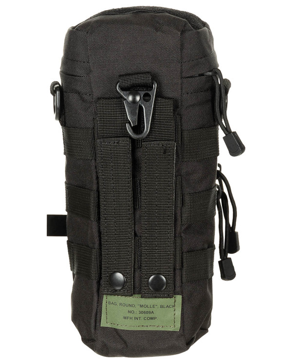 Pouch, round, "MOLLE", black