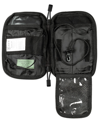 Document-/Smartphone Bag, "MOLLE", black