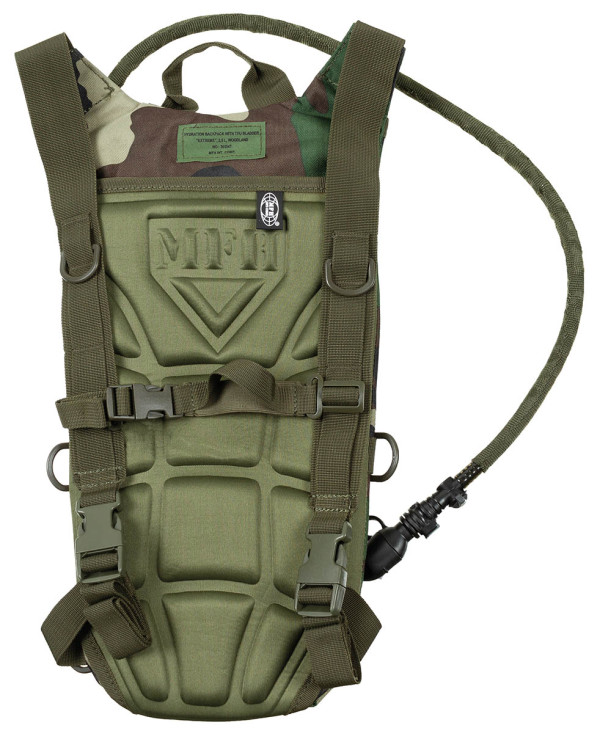 Hydration Backpack, with TPU Bladder, "Extreme", 2.5 l, woodland
