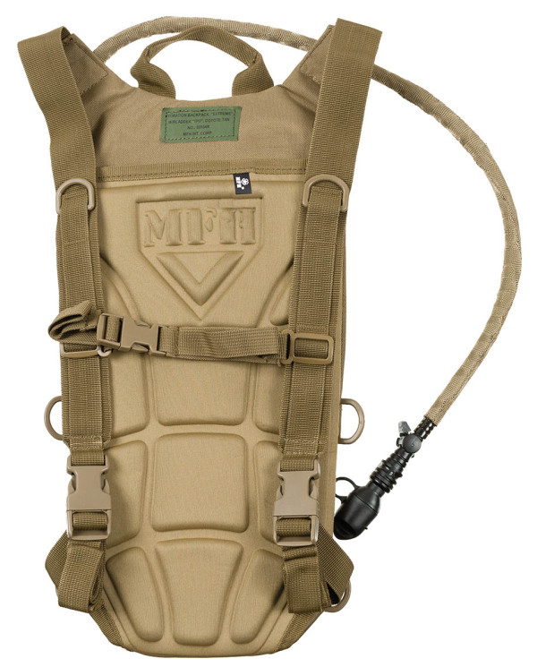 Hydration Backpack, with TPU Bladder, "Extreme", 2.5 l, coyote tan