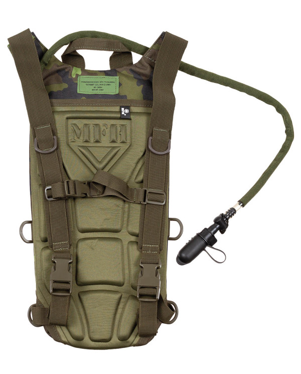 Hydration Backpack, with TPU Bladder, "Extreme", 2.5 l, M 95 CZ camo