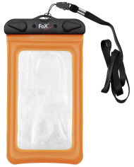 Smartphone Bag, waterproof, transparent, orange
