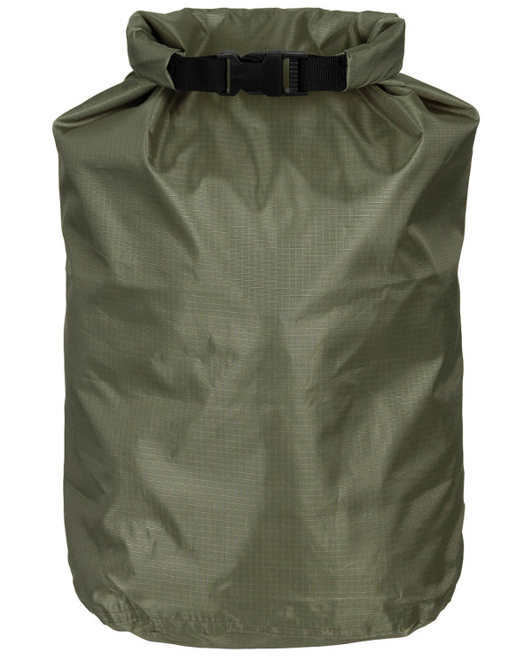 Pack Sack, "Drybag", OD green, 10 l