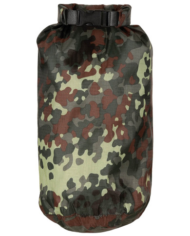 Pack Sack, "Drybag", flecktarn, 4 l