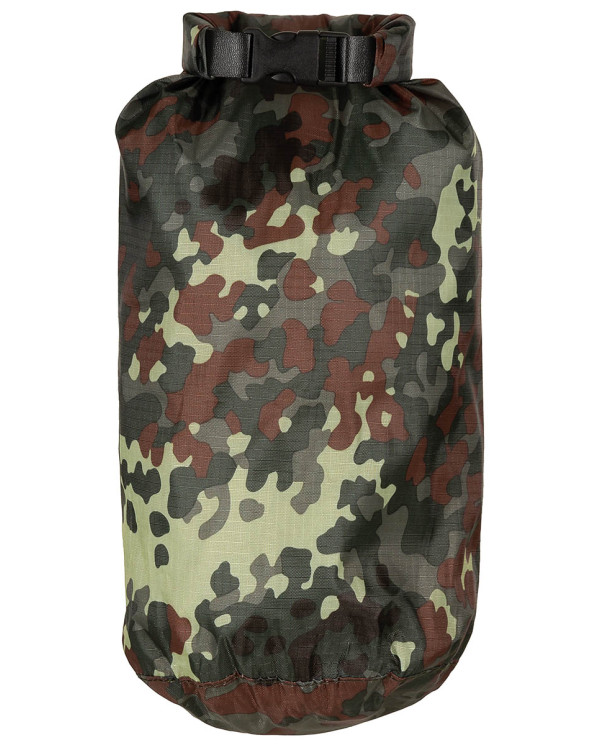 Pack Sack, "Drybag", flecktarn, 4 l