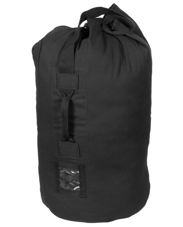 US Duffel Bag, black, with carrying strap