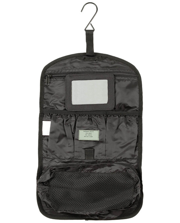 GB Washbag, rollable, black