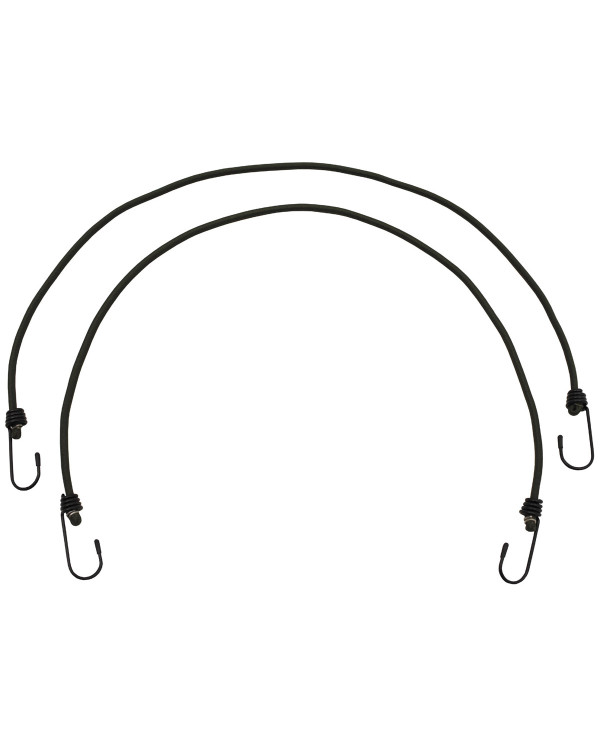 Expander, 75 cm, with hooks, 6 mm, OD green, 2-pack