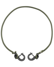 Expander, 100 cm, OD green, snap lock, 8 mm