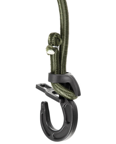 Expander, 100 cm, OD green, snap lock, 8 mm