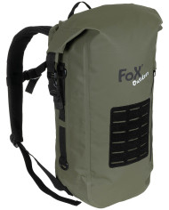 Backpack, "Dry Pak 30", OD green, waterproof